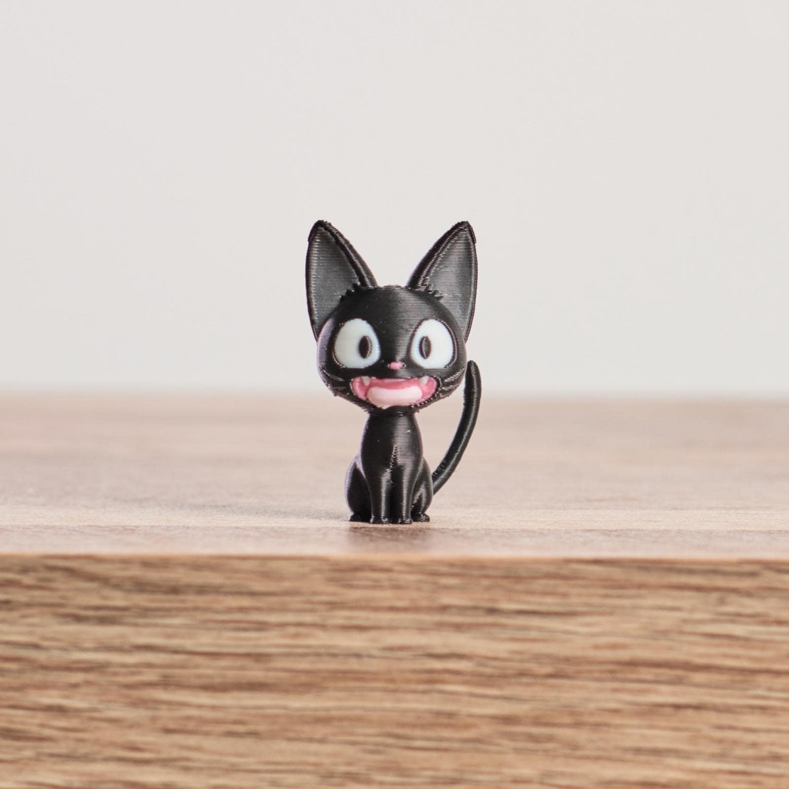3D Printed Jiji Ghibliprint Mini Figure Anime Kiki's Delivery