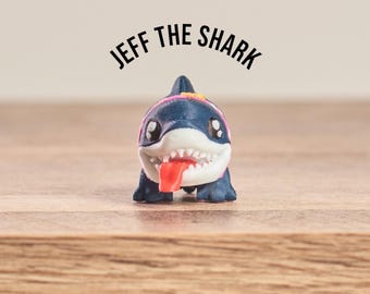 3D Printed Jeff the Land Shark HeroPrint Mini Marvel Rivals Video Game Shark Puppy Cute Super Hero L5