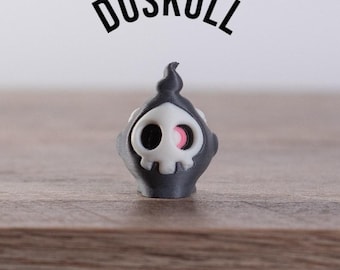Duskull impreso en 3D PokePrint Mini Pokemon Anime G3