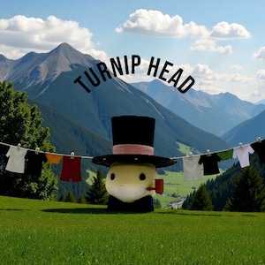 3D Printed Turnip Head GhibliPrint Mini Figure Anime Howls Moving Castle Studio Ghibli J12 bild 1