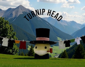 3D Printed Turnip Head GhibliPrint Mini Figure Anime Howls Moving Castle Studio Ghibli J12