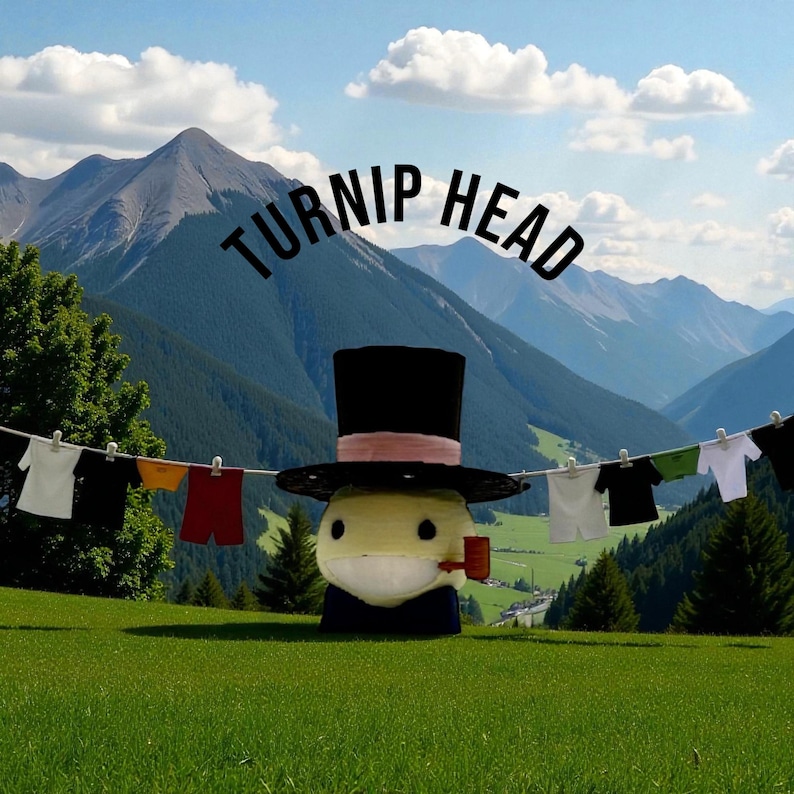 3D Printed Turnip Head GhibliPrint Mini Figure Anime Howls Moving Castle Studio Ghibli J12 bild 1