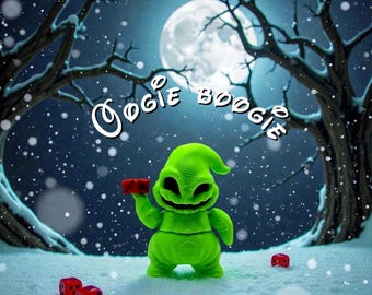 3D Printed Flexi Oogie Boogie EnchantedPrint Mini Magic Disney Figure The Nightmare Before Christmas I10