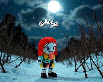 3D Printed Flexi Sally EnchantedPrint Mini Magic Disney Figure The Nightmare Before Christmas I11