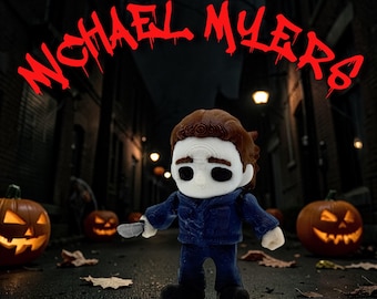Figura flexible impresa en 3D de Michael Myers HorrorPrint, película Halloween K7