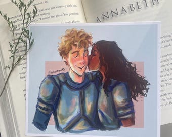 Beijo na bochecha de Percabeth