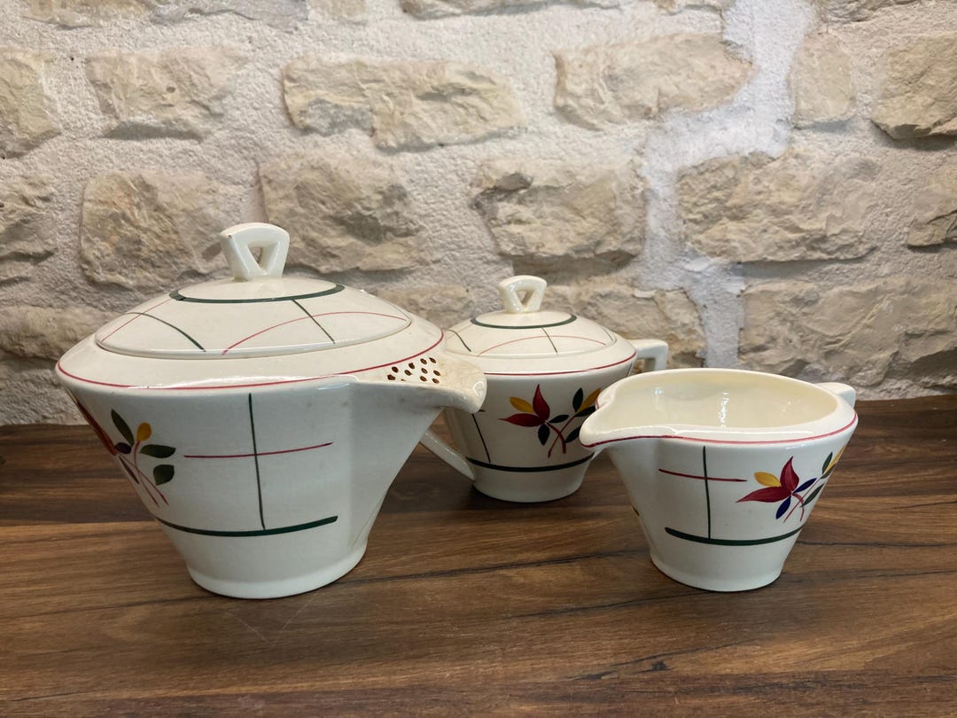 Elegant Art Deco Tea or Coffee Service – Gien Factory - 1930 - Etsy