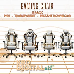 Vtuber Gaming Chairs | Kawaii | Png tuber Chair | Digital Assets | Digital Download | Stream Decoration | Twitch Chair | Twitch Decoration