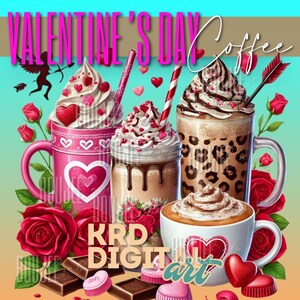 Valentijnsdag koffie png clipart, Valentijnsdag, XOXO knuffels en kusjes png, Valentine-graphics, koffieliefhebber png, koffiesublimatie