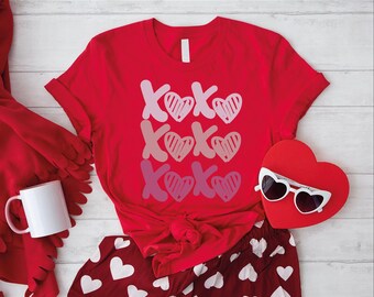XOXO Shirt, Xoxo Valentines Day, Cute Valentine Shirt, Valentines Day, Valentines Day Gift, Love Shirt, Comfort Color Xoxo Shirt, Love Shirt