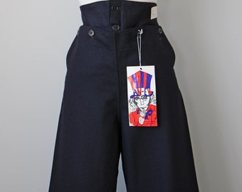 Vintage 1940s US Navy Sailor Pants - 40s White High Waisted