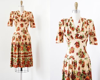 dresses from the 30's and 40's