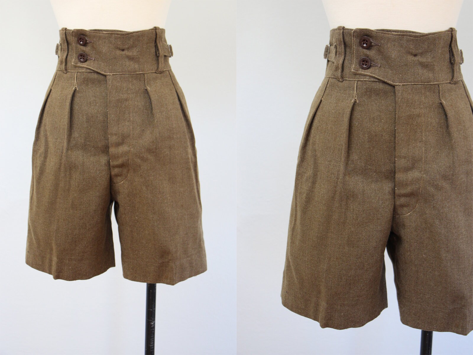 1950s Shorts 50s New Zealand Army Olive 