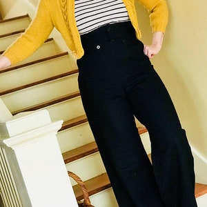 1940s Sailor Trousers Vintage Deadstock WWII Australian Navy Wool 40s Pants Mega Belled Hems in XS S M L XL Rare and Amazing image 5