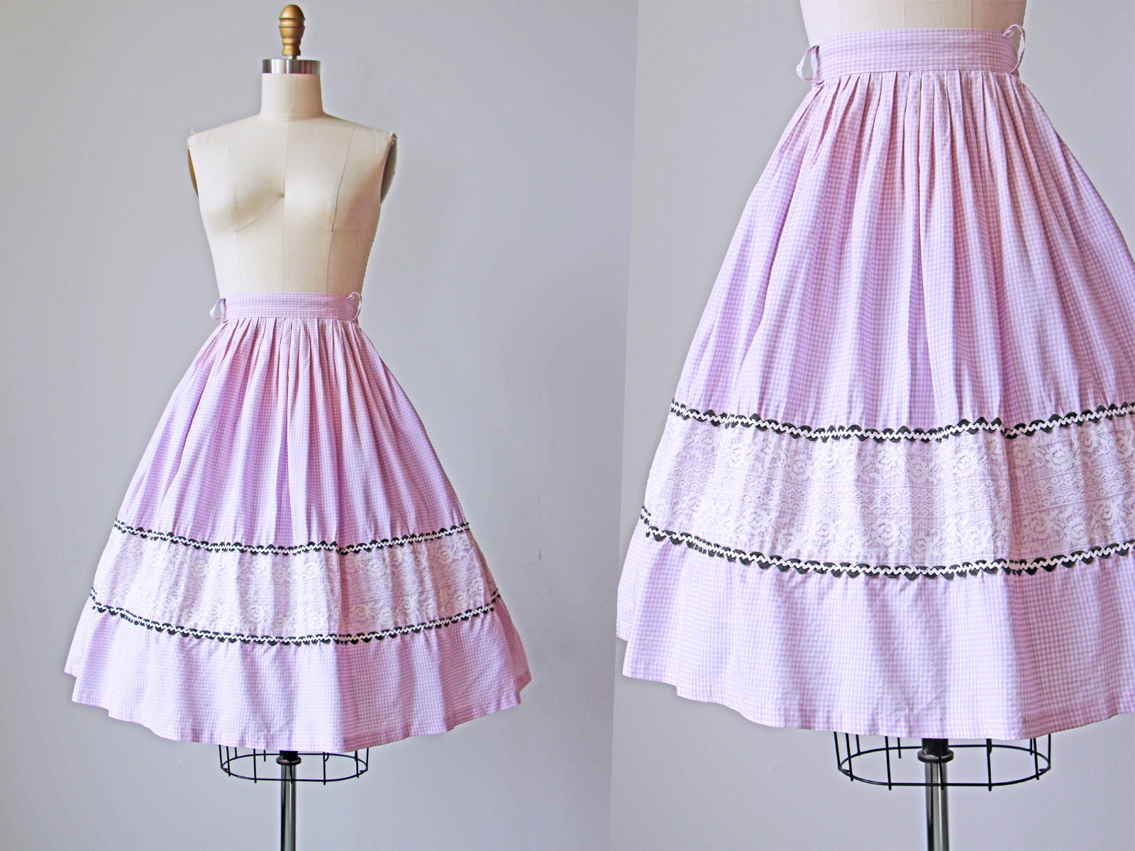 des ann?�es 50 de la jupe jupe Vintage des ann?�es 1950 Rare | Etsy