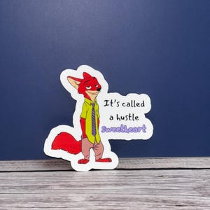 Nick Wilde Zootopia - Vinyl Sticker - Disneyland Sticker - Disney World Sticker - Water-Resistant for Water Bottle or Laptop - FE Gift