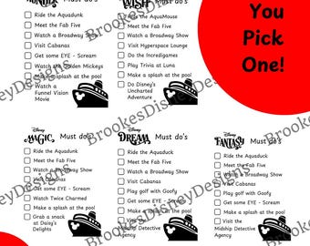 Consejos imprescindibles para DCL - Disney Cruise Line - Extensor de viaje - Regalo de FE - Wonder-Magic-Fantasy-Dream-Wish - Descarga digital