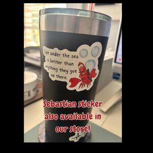 Talk Disney To Me Sticker – Minnie Mouse Ears, Water Bottle Decal image 3