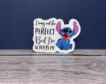 Lilo and Stitch Vinyl Sticker - Water-Resistant Disney Decal
