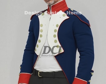 手作りの18世紀イギリス軍レッドコート将校制服：ウール製独立戦争