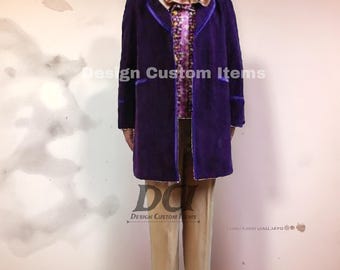 Men's Willy Wonka Cosplay Coat: Halloween costume for men
