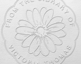 Custom BOOK EMBOSSER STAMP | Personalized Library Stamp | Embosser, Wood or Self Inking | Ideal Gift for Book Lovers|christmas gift