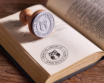 Personalized Book Embosser – Custom Library Stamp for Book Lovers, From the Library of, Ex Libris stamp, Book Lover Gift