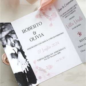 Elegante Hochzeitseinladung
