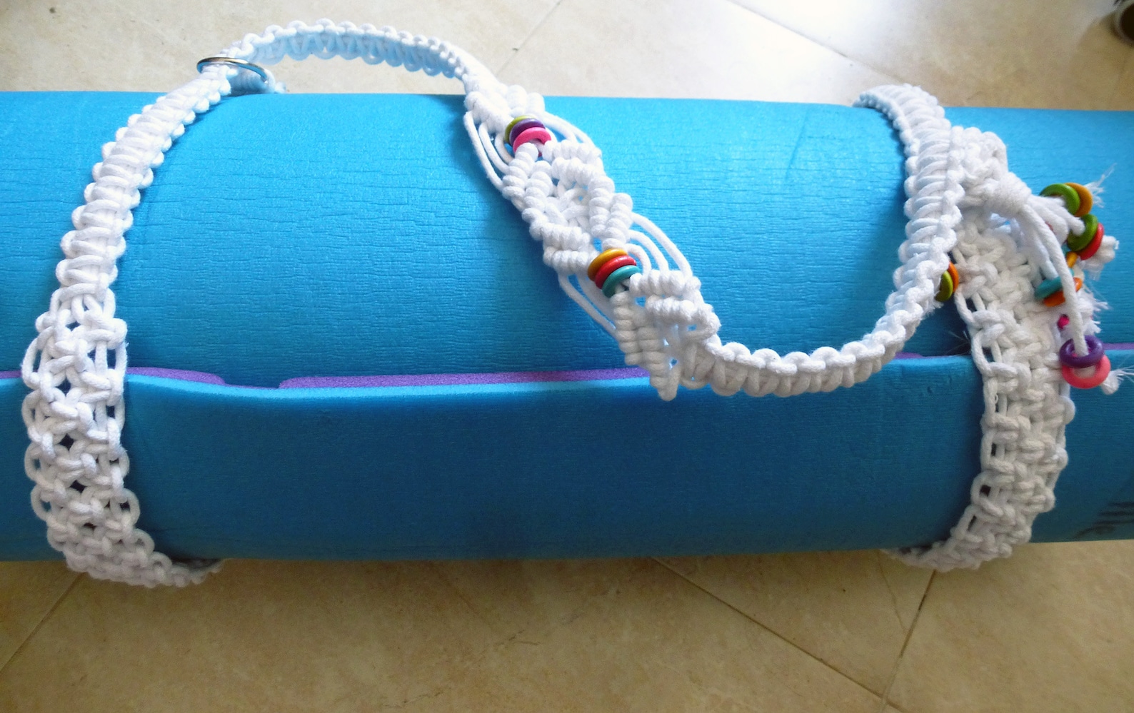 DIY Macrame Pattern for Macrame Yoga Mat Strap Instant Etsy