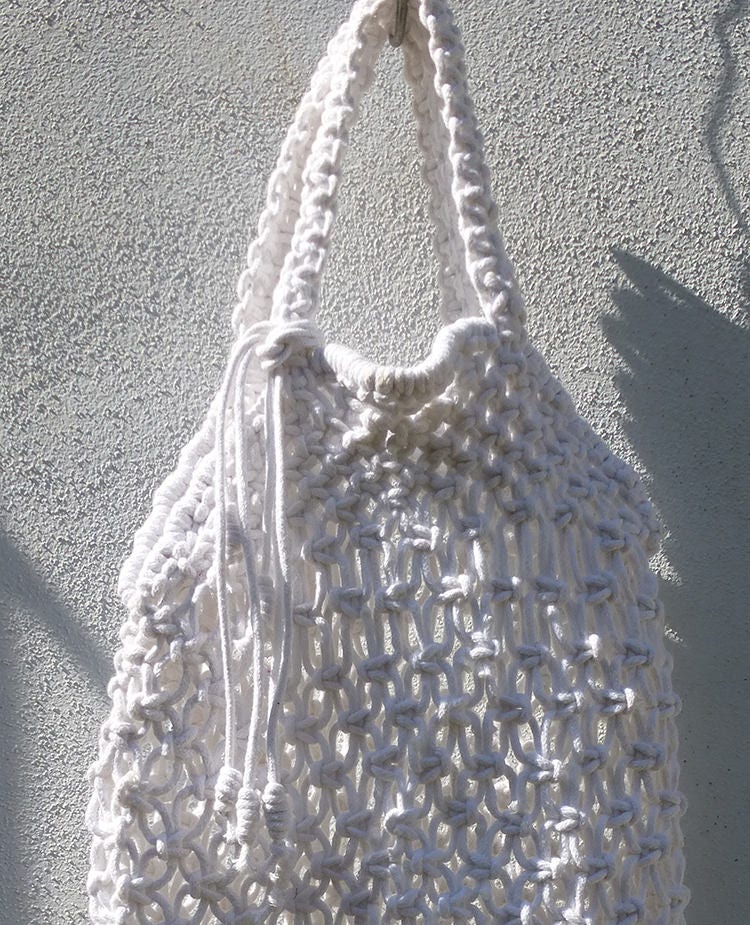 DIY Macrame Bag Pattern for Market Bag Instant Download PDF Etsy Canada