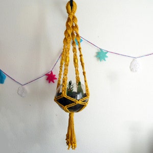 DIY Macrame Plant Hanger Pattern EVIE - Macrame Tutorial - Instant PDF Digital Download