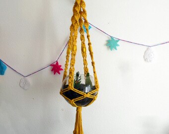 DIY Macrame Plant Hanger Pattern EVIE - Macrame Tutorial - Instant PDF Digital Download