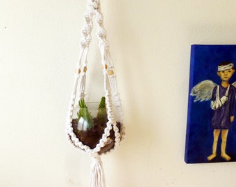 DIY Macrame Plant Hanger Pattern - Macrame Tutorial - Instant Digital Download - Written PDF and Knot Guide