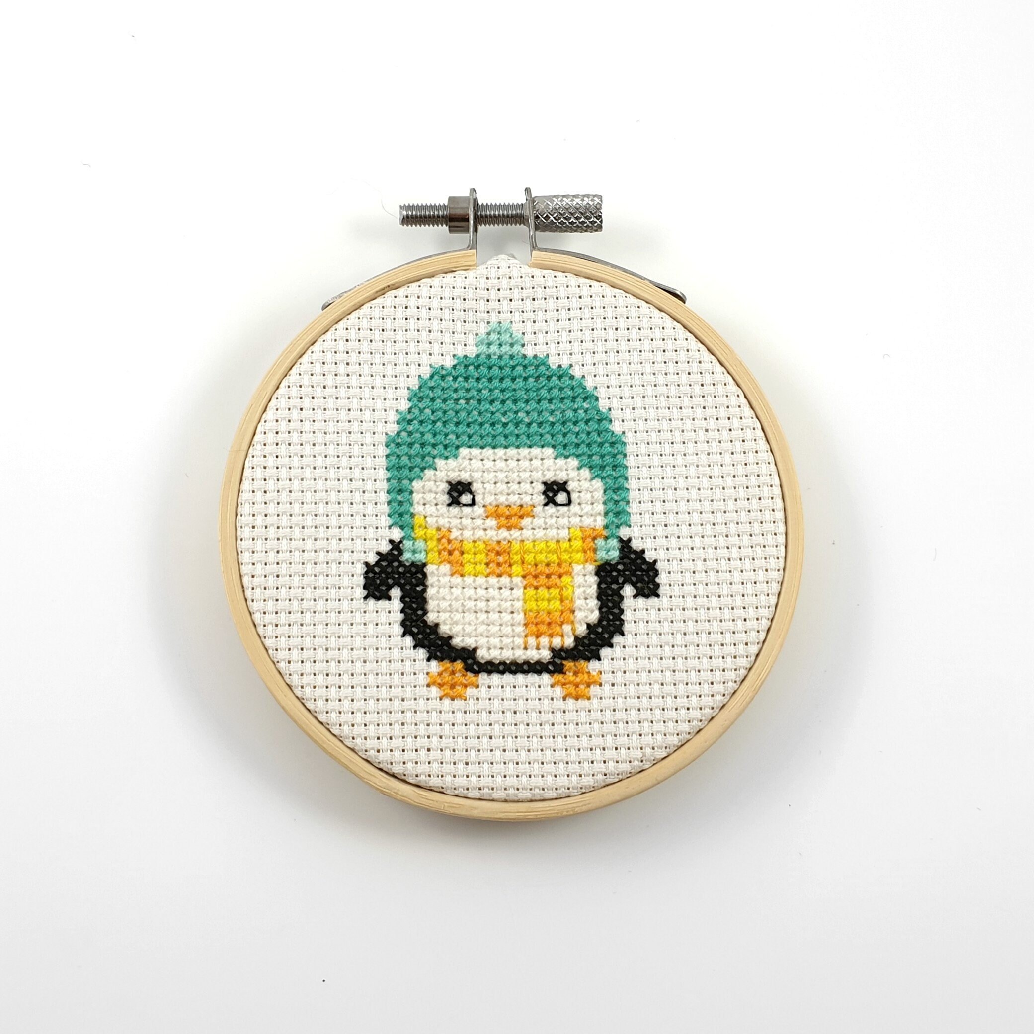 Penguin cross stitch pattern cute penguin pdf pattern modern | Etsy