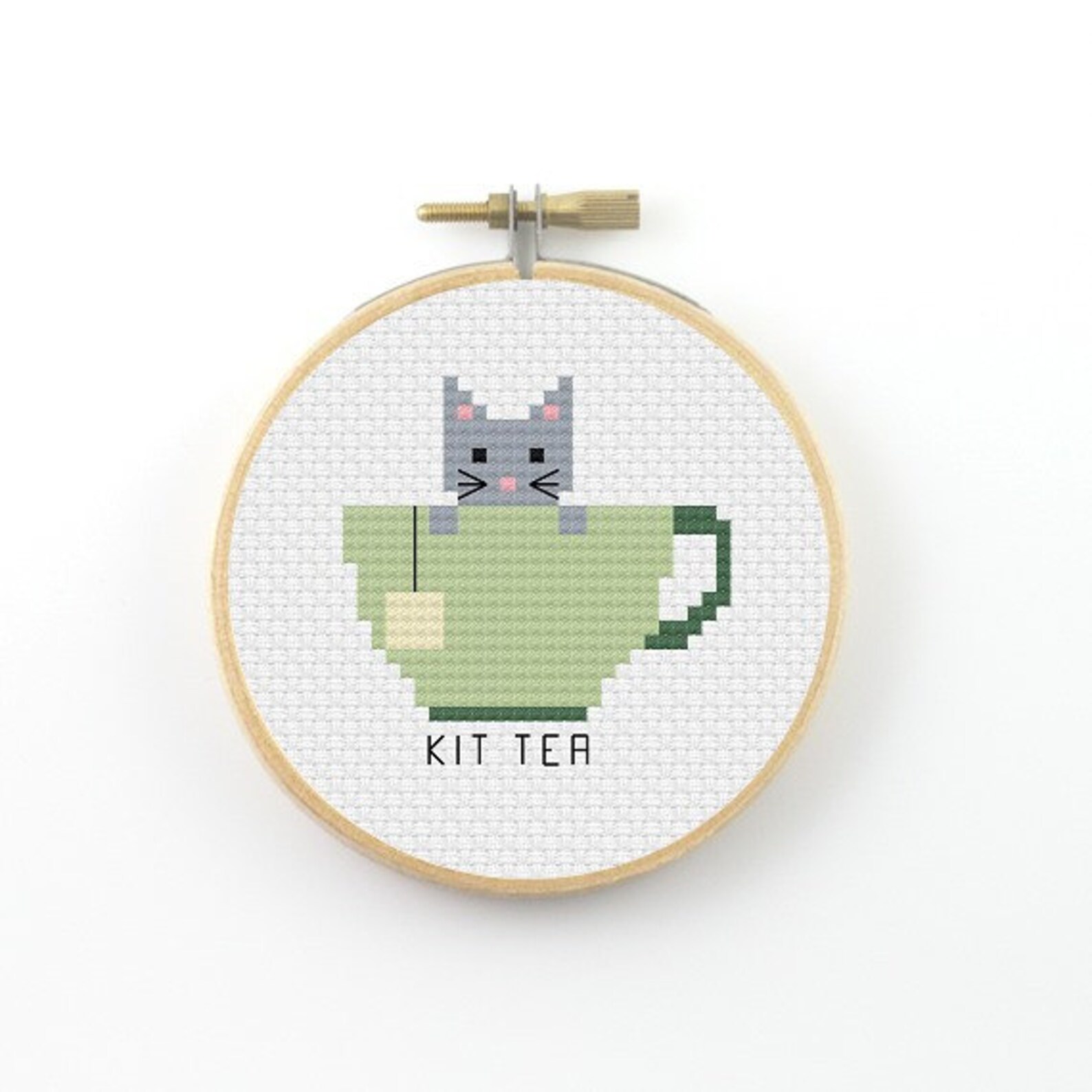 Kit Tea Cross Stitch pattern tea cross stitch tea cup cross Etsy