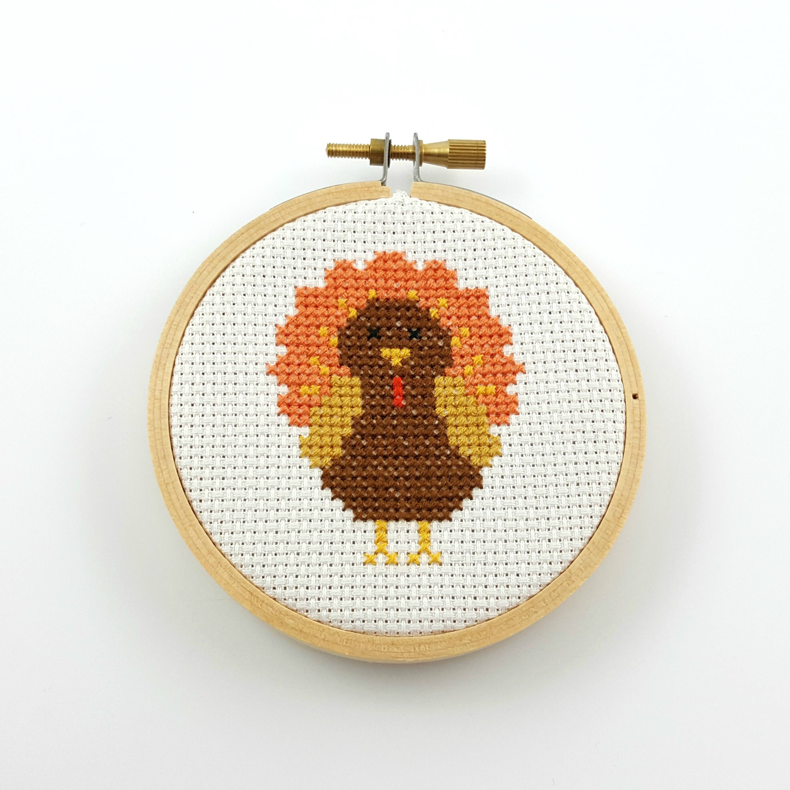 Turkey cross stitch pattern turkey pattern animal cross Etsy