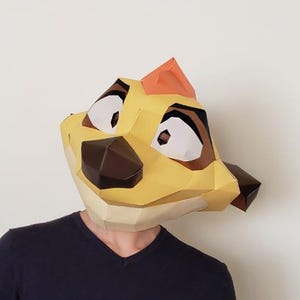 HALLOWEEN TIMON-Maske aus Papier