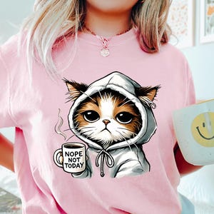 Nope Not Today T-Shirt | Cute Black Cat Shirt | Cat Mom Sweatshirt | Funny Women’s Cat Lover Tee | Gift for Cat Lovers

Nope Not Today Cat Shirt – Cute Black Cat Mom T-Shirt or Sweatshirt with Funny Saying for Cat Lovers