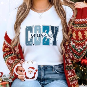 Cozy Season Sweatshirt, Cozy Comfy Sweater, Women Fall Sweater, Autumn Sweatshirt, Women's Sweater, Gift for Mom, Trendy Winter Sweatshirt image 12