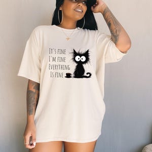 Grumpy Cat Tee | It’s Fine I’m Fine Everything is Fine Shirt | Cute Cat Sweatshirt | Funny Women’s Shirt | Cat Mom Gift | Cat Lover Pullover

Grumpy Cat “It’s Fine I’m Fine Everything is Fine” Shirt – Funny Cat Mom Sweatshirt for Women