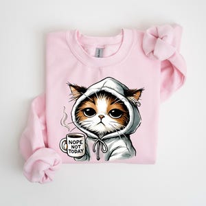 Nope Not Today T-Shirt | Cute Black Cat Shirt | Cat Mom Sweatshirt | Funny Women’s Cat Lover Tee | Gift for Cat Lovers

Nope Not Today Cat Shirt – Cute Black Cat Mom T-Shirt or Sweatshirt with Funny Saying for Cat Lovers