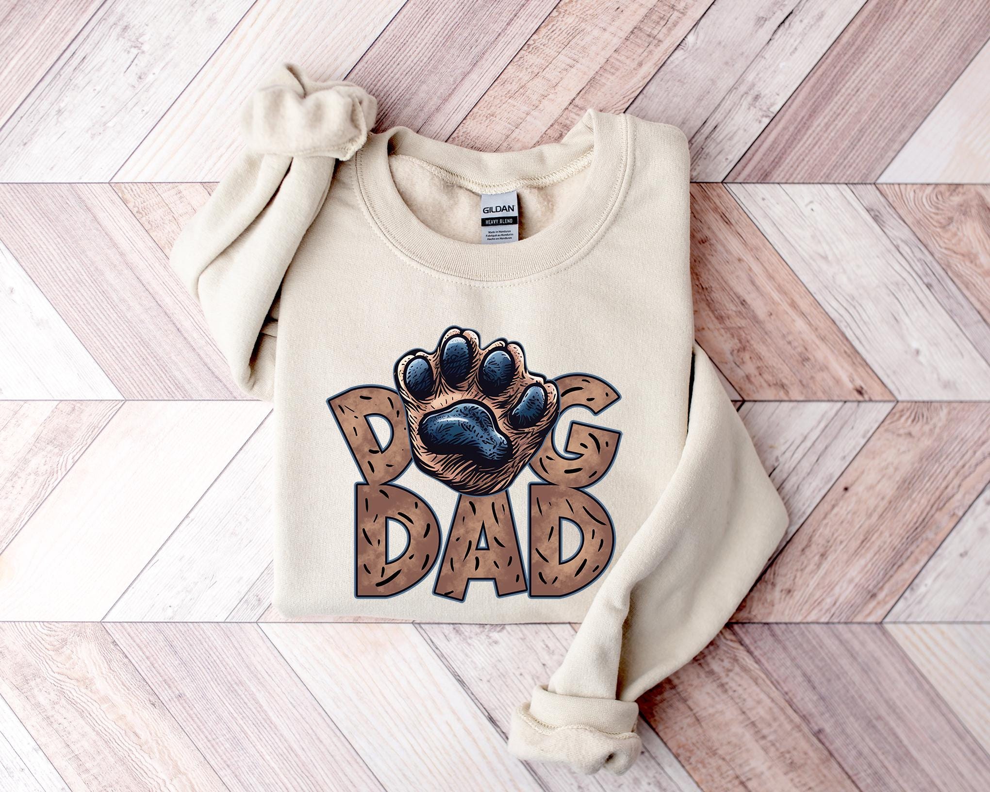 Dog Dad Sweater, Dog Dad Shirt, Dog Lover Gift, Dog dad Gift, Dog dady Sweater, Dog father Sweatshirt, Dog Parent Sweatshirt,Dog Paw Shirt