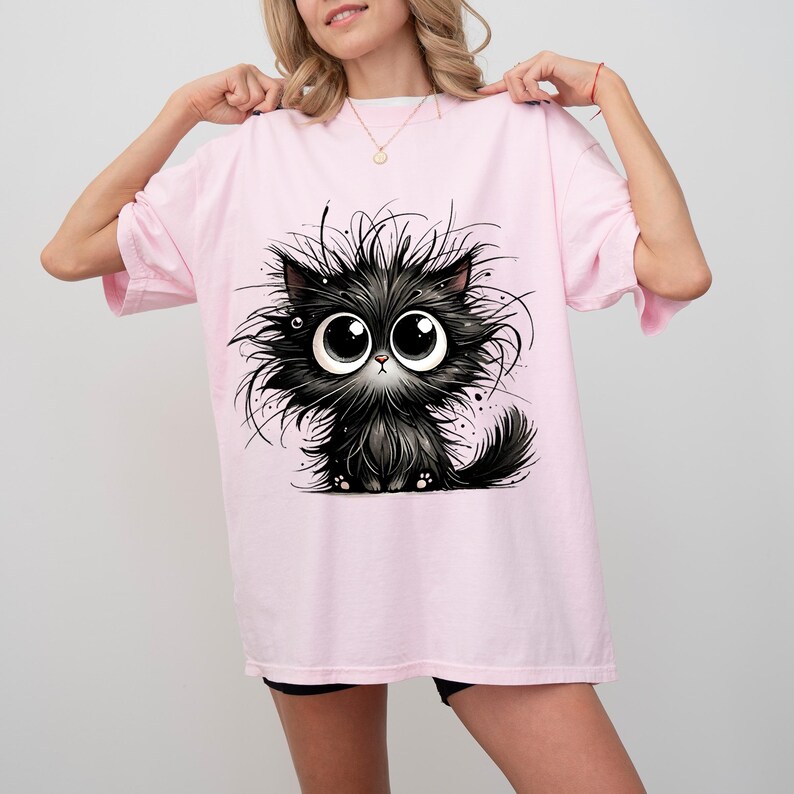 Cute Cat shirt ,Cat Sweatshirt,Black Cat Shirt, Cat Mom Shirt, Cat Tee, Cat Lover Shirt, Animal Lover Tee, Cat Lovers Tee, Gift for Mom