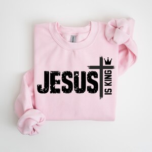 Jesus is King Shirt Jesus is King Tshirt Christian Merch Bible Verse Shirt Christian Streetwear Faith Based Apparel Religious Apparel Gifts