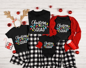 Christmas Crew Christmas Lights T-Shirt, Custom Christmas Shirt, Christmas Party Shirt, Matching Christmas Shirts, Family Christmas Shirts