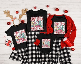 Custom Family Zip Code Shirt, Small Town Christmas Family Shirt, Family Christmas Shirt, Merry And Bright, Christmas Gift, Christmas Family