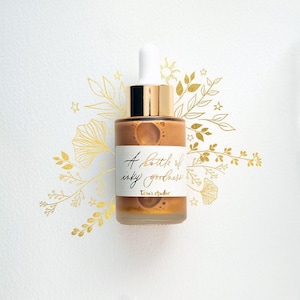 Gold Kalligraphie Tinte