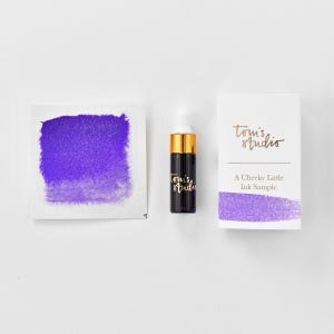 Mini glanzende inkt: 72 amethist