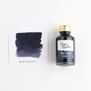 Fibre Tip Ink - Midnight | Fountain Pen Ink