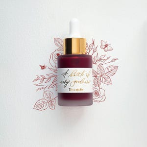 Englische Rose Kalligraphietinte